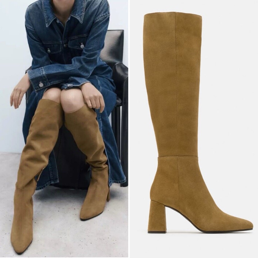 ZARA Suede Boots